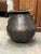 Large Cauldron Shaped Metal Planter For Sale - Image 3 of 8