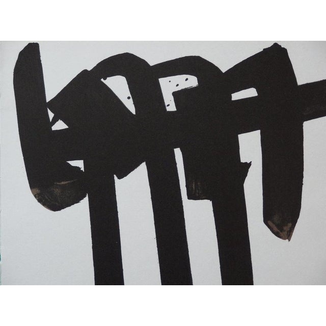 Modern Pierre Soulages, Lithograph No. 28, Lithograph For Sale - Image 3 of 6