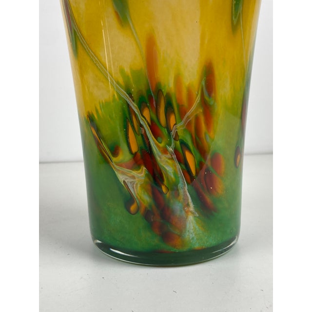 Large French School Glass Vase, 1950s For Sale - Image 6 of 8
