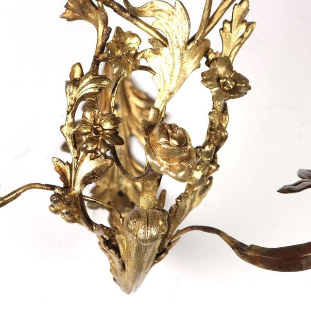 20th Century Rococo Style Wall Lamp in Iron, Italy For Sale - Image 3 of 7