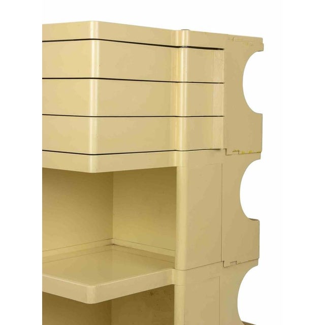 Joe Colombo Vintage Bobby Cart in ABS Plastic by Joe Colombo, Italy, 1970s For Sale - Image 4 of 5