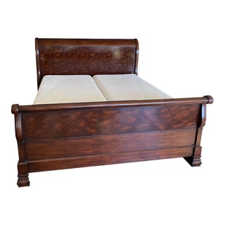 Mahogany Sleigh Bed King For Sale