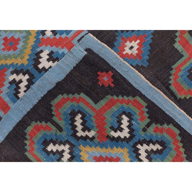 This exquisite early 20th-century Russian Bessarabian carpet exemplifies the distinctive artistry of Eastern European...