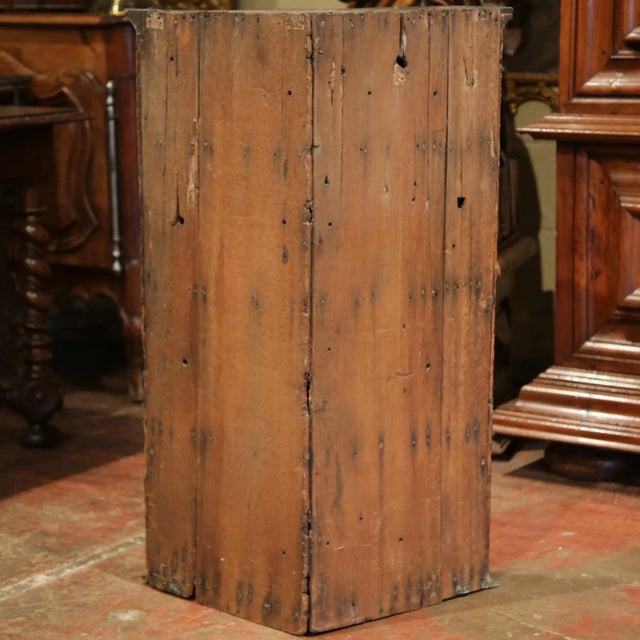 18th Century Italian Painted Corner Cabinet With Biblical Court Scene For Sale - Image 10 of 10