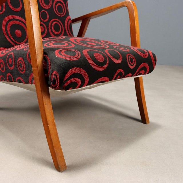 Vintage Beech Armchairs, 1960s For Sale - Image 7 of 10