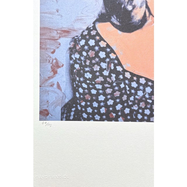 Mid-Century Modern After Andy Warhol, Sao Schlumberger, 1980s, Lithograph For Sale - Image 3 of 9