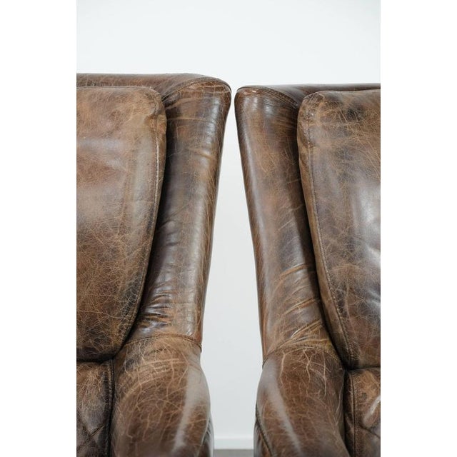 Vintage Cowhide Chairs, Set of 2 For Sale - Image 11 of 18