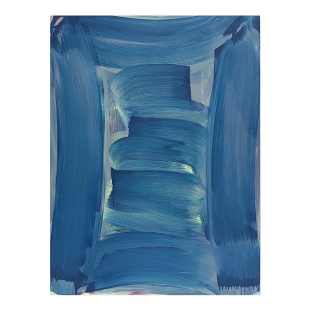 Contemporary Abstract Oil on Canvas "Stacked Vault" by Anne Russinof For Sale