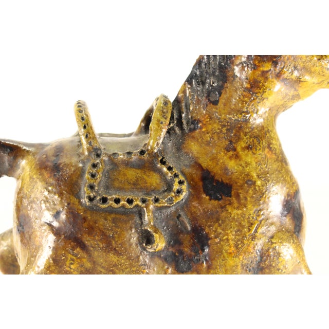 Mid 20th C. Earthenware Ceramic Horse Coin Bank, Mexican Barrio De La Luz For Sale - Image 15 of 18