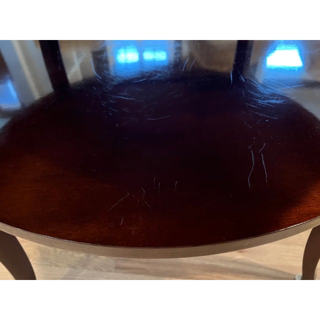 Transitional Barbara Berry Fluted Table For Sale - Image 3 of 6