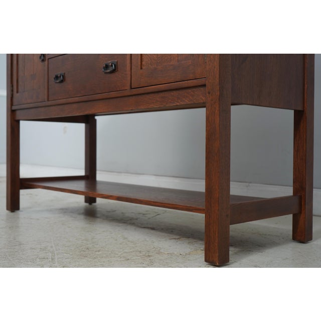 Stickley Mission Oak Arts & Crafts Sideboard For Sale - Image 9 of 18