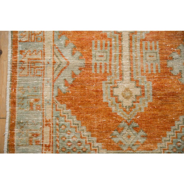Vintage Distressed Oushak Rug Runner - 2'8" x 5'5" For Sale In New York - Image 6 of 9