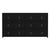 Spritely Home Accent Furniture Lark 60 in. W Rectangular Wood 6 Drawer Dresser, Washed Black For Sale - Image 4 of 8