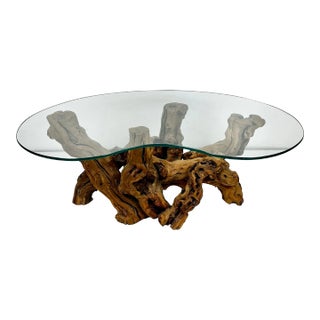 Mid Century Grapevine Coffee Table For Sale