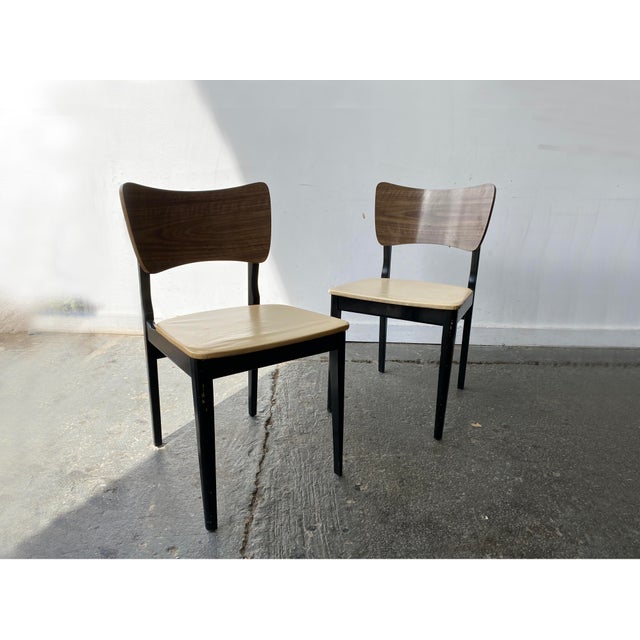 Mid-Century Modern Mid-Century Dining Chairs, 1960s, Set of 2 For Sale - Image 3 of 5