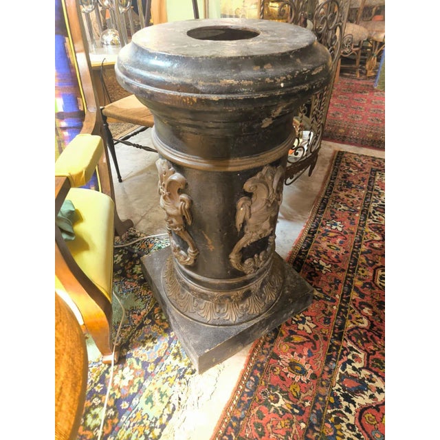 French Cast Iron Pedestal Bases, 1920s-1940s, Set of 2 For Sale - Image 6 of 11