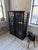 Antique Black Bamboo Glass-Fronted Bookcase, 1900s For Sale - Image 11 of 18