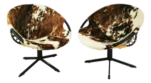 Set of German Modern Balloon Armchairs, 1960s