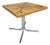 Vintage Danish Side Table with Ceramic Tile Top and Chrome Base, 1960s For Sale