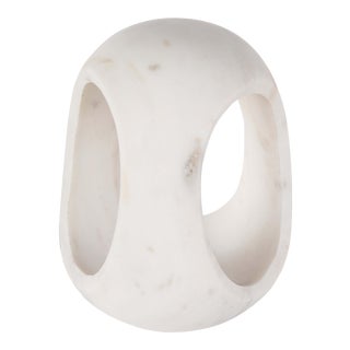 Regina Andrew Bruno Marble Sculpture Large in White For Sale