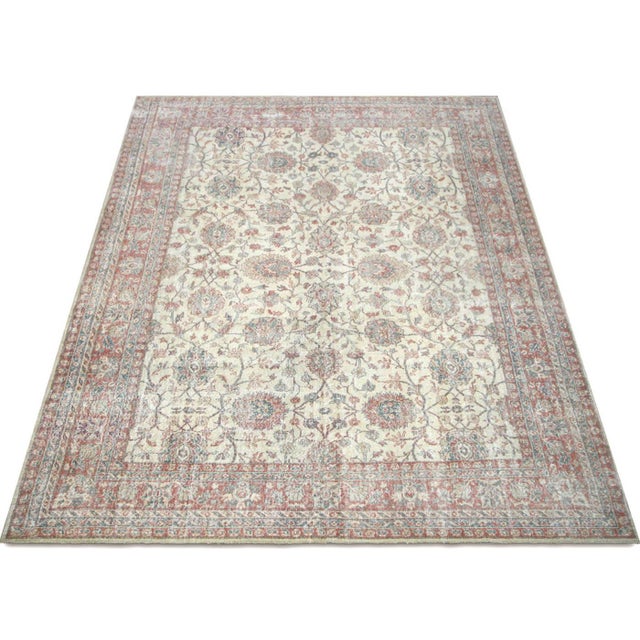 1960s 1960s Turkish Oushak Rug For Sale - Image 5 of 6