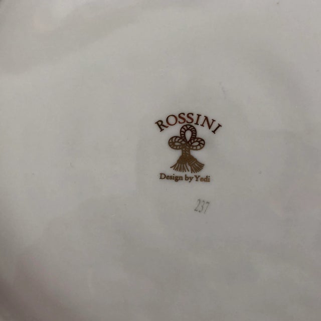 Vintage Modern Rossini Design by Yedi Set of 4 Salad Plates For Sale - Image 4 of 5