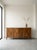 French Louis XV Style Sideboard With Walnut Marquetry, Bronze Hardware, and Cosmopolitan Quartzite Top For Sale In Los Angeles - Image 6 of 7