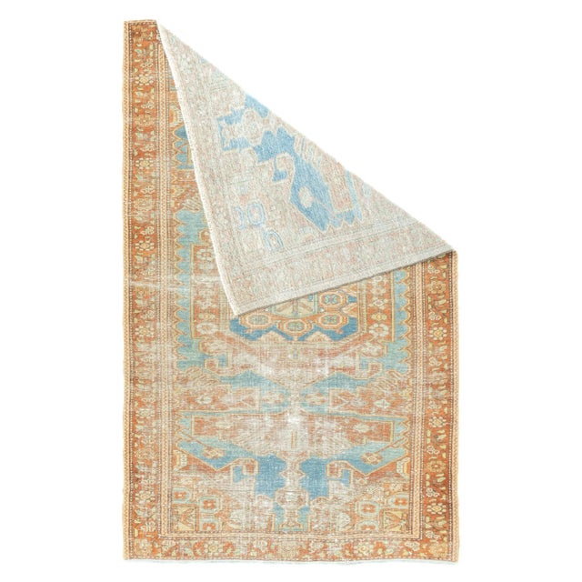 19th Century Malayer Rug 4'1'' X 6'5'' For Sale - Image 5 of 12