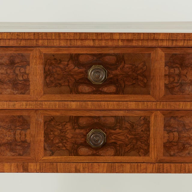 Antique Italian Neoclassic Two Drawer Commode For Sale - Image 4 of 14