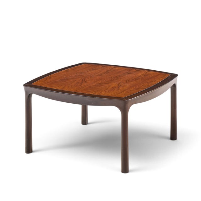 Brown Edward Wormley for Dunbar Mid Century Rosewood Coffee Table For Sale - Image 8 of 10