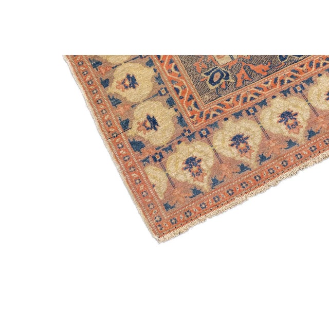 Textile Antique Persian Senneh Rug 4'6'' x 6'2'' For Sale - Image 7 of 12