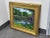 Gold Circa 2002 Gary David Hoffmann "By the Charles River" Oil on Canvas, Framed For Sale - Image 8 of 12