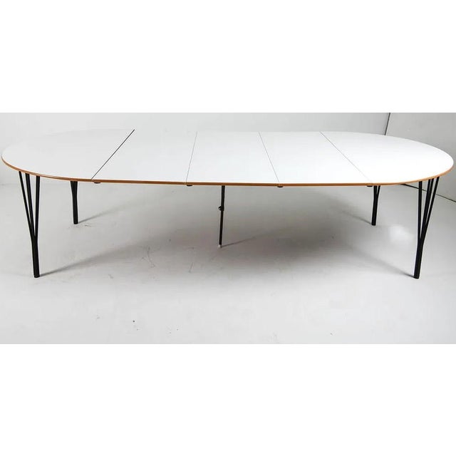 Late 20th Century Late 20th Century Piet Hein & Arne Jacobsen Phoenix Dining Table For Sale - Image 5 of 11