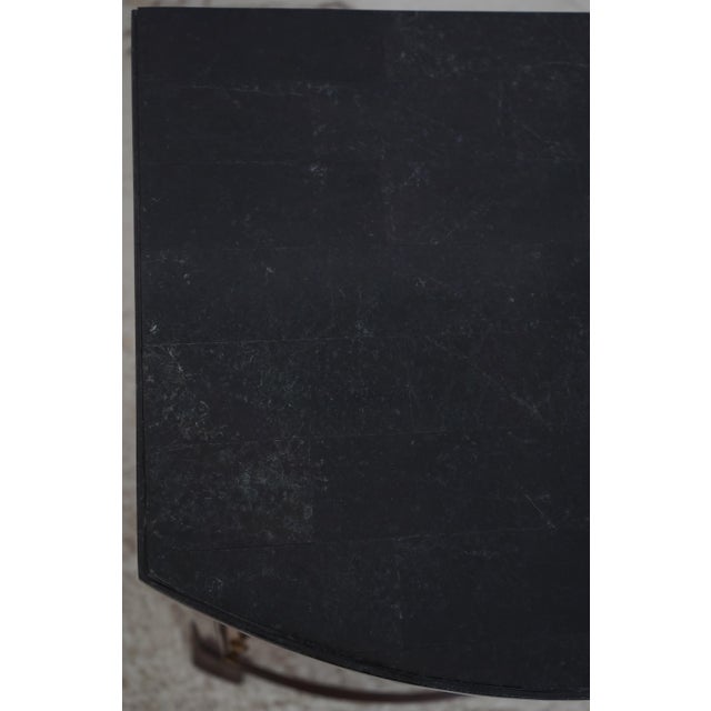 Marble Top Mahogany Cabinet Door Nightstands For Sale - Image 15 of 17