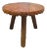 Round Rope Covered Leg Wood Side Table For Sale