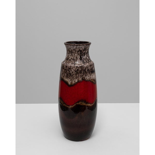 20th Century German 'W. Germany' Ceramic Vase For Sale - Image 16 of 18