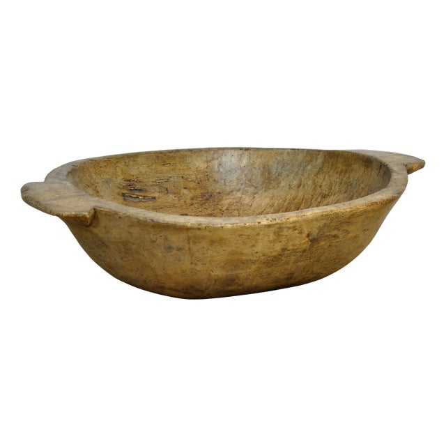 Hand-Carved Hungarian Dough Bowl, 1900s For Sale