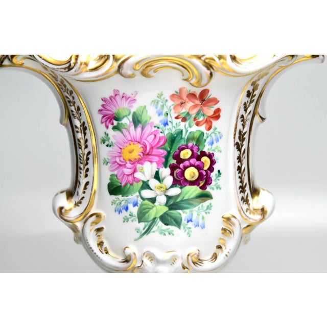 Mid 19th Century 19th Century Rococo Revival Painted KPM Berlin Porcelain Vase For Sale - Image 5 of 9