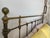 Antique French 1890’s Cast Iron and Brass Full Size Bed Frame For Sale - Image 10 of 14