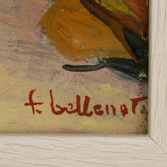 Old Boats in Provence, Oil on Canvas Painting by Felix Eugene Bellenot, Circa 1930 For Sale - Image 4 of 16