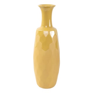 Golden Bee Ceramic Vase- Tall For Sale