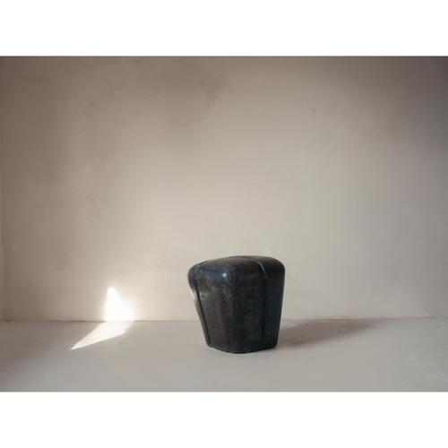 Ritual Side Table in Hemp Crete by Lucas Tyra Morten For Sale - Image 6 of 18