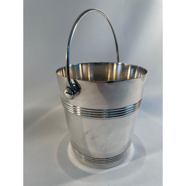 1960s 1960s Small French Christofle "Gallia" Silverplated Champagne Ice Bucket For Sale - Image 5 of 12