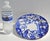 Victorian Late 19th Century Royal Crown Derby Blue Mikado Bone China 22k Gold Accent Bread & Butter Plate England For Sale - Image 3 of 13