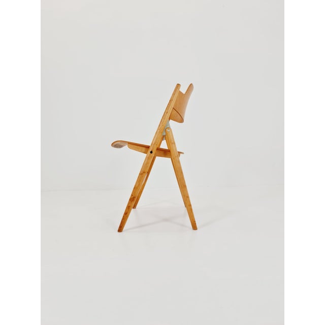 Austrian folding chair model SE18 by Egon Eiermann for Wilde & Spieth Designer: Egon Eiermann Manufacturer: Wilde & Spieth...