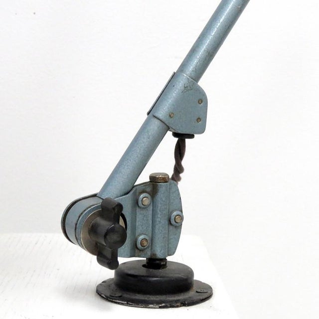 Turquoise Curt Fischer Task Lamps for Midgard, 1920 For Sale - Image 8 of 10