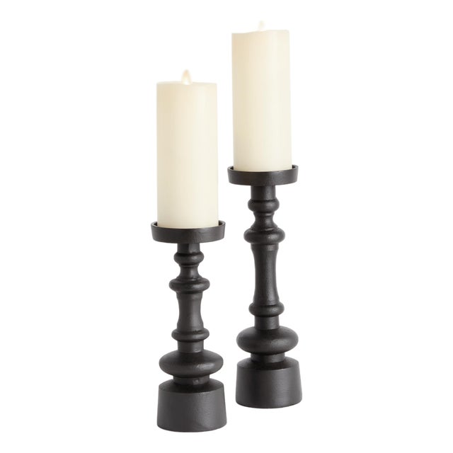 Barrett Candle Stands, Set Of 2 For Sale
