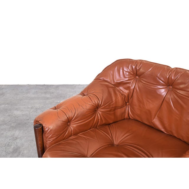 Mid-Century Oak & Leather Armchair by Arne Norell for Coja, 1960s For Sale - Image 9 of 13