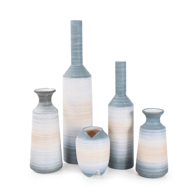 Drift Tide Long Neck Vase Small For Sale - Image 9 of 11