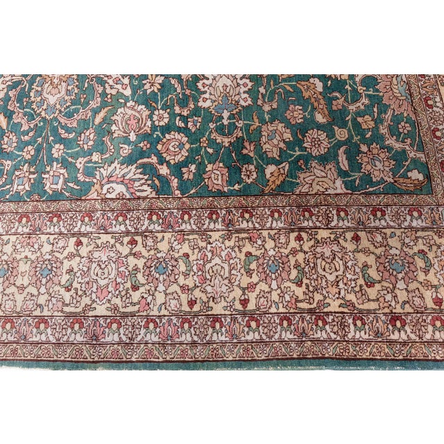 Textile Persian Tabriz For Sale - Image 7 of 9